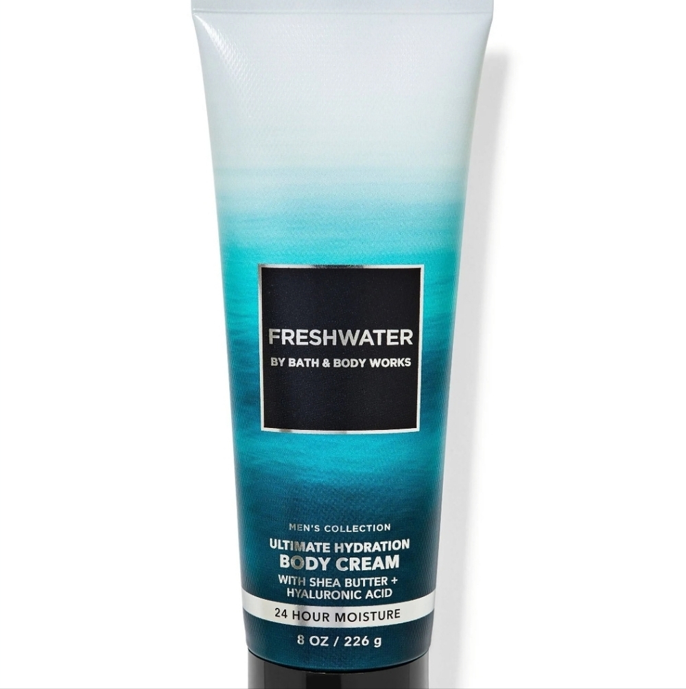Bath and Body Works Men's Collection FRESHWATER Ultra Hydration Body Cream NWT